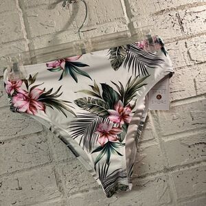 Shade Shore Floral NWT High Waist Bikini BOttom XS